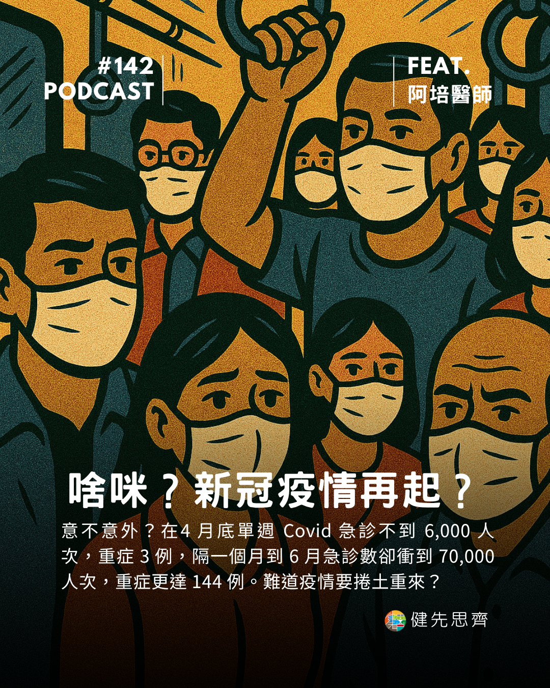 🎙 Podcast Ep.142 啥咪？疫情再起？ Feat. 阿培醫師